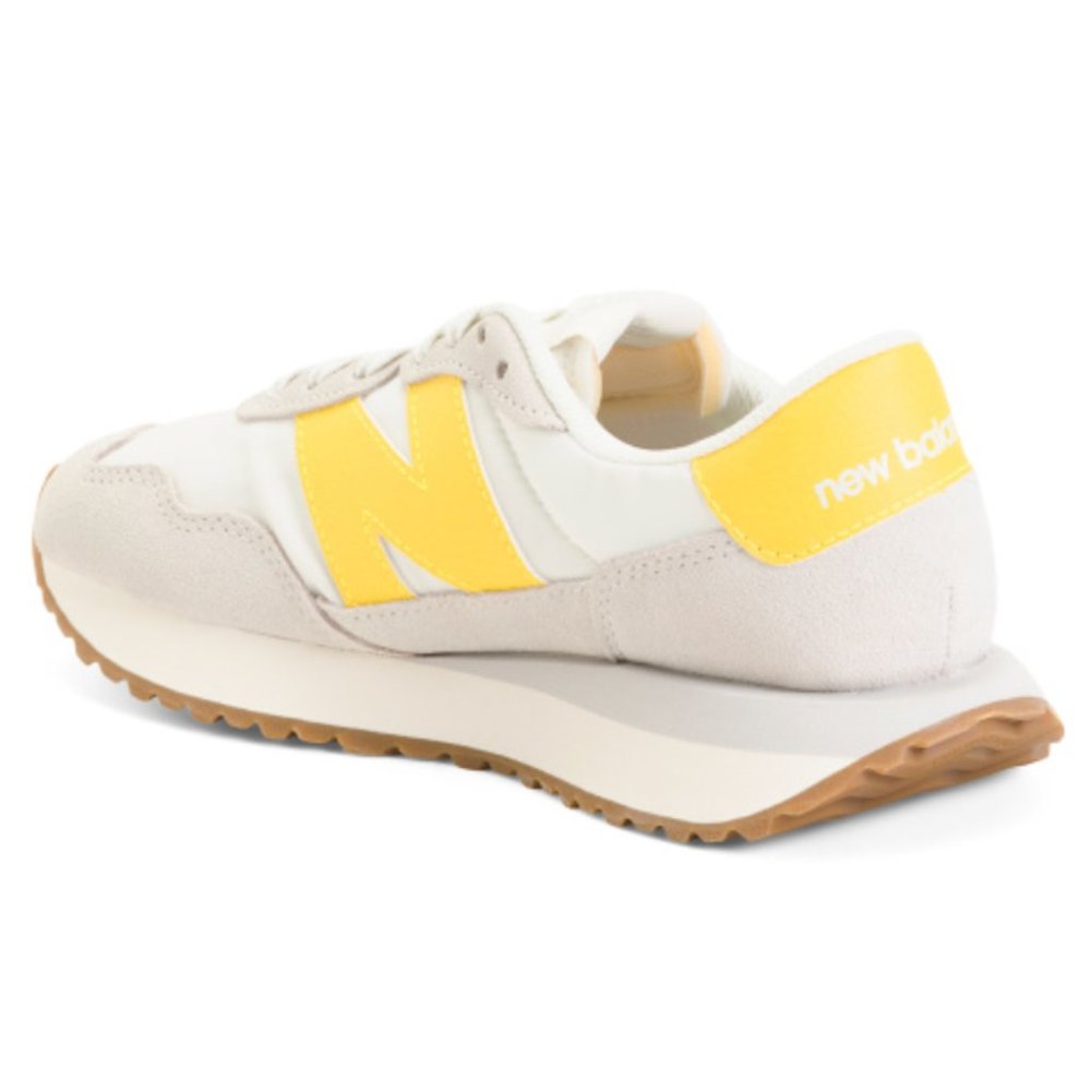 NEW New Balance 237 Casual Women's Sneakers Shoes White Yellow various sizes - Picture 7 of 12